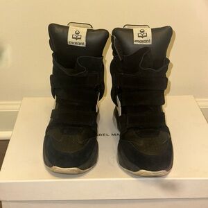 Isabel Marant Kids Black High-Top Sneakers